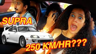 WE WENT INSANELY FAST IN A SUPRA [upl. by Nivad678]