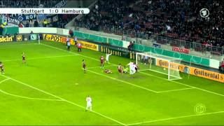 VFB Stuttgart 21 Hamburger SV Alle ToreHighlights  DFBPokal Achtelfinale 20112012 [upl. by Tracy]