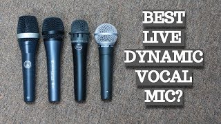 BLIND DYNAMIC MICROPHONE SHOOTOUT Shure SM58 vs AKG D5 vs Sennheiser e835 vs Blue Encore 100i [upl. by Alburga443]