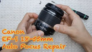 Canon EFS 1855mm kit lens Auto Focus repair under 12minute [upl. by Dahsar]