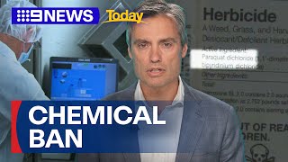 Australian neurologists calling for popular herbicide chemical to be banned  9 News Australia [upl. by Fiedler]