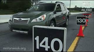 Motorweek 2010 Subaru Outback Road Test [upl. by Gnilyam535]