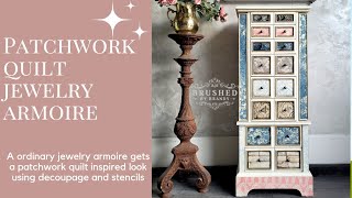 Discover the Artistry of Patchwork Quilt Jewelry Armoire Design [upl. by Rollin]