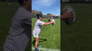 Black Ferns Rosie Kelly amp Iritana Hohaia Get Through A Skills Session rugbybricks Rugby Skill Set [upl. by Nema745]