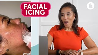 Dermatologist Reacts to Face Icing [upl. by Ees]