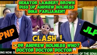 🇯🇲🛑DONT CALL HOLNESS NO DOCTOR” SENATOR LAMBERT BROWN TELL AUBYN HILL [upl. by Naux197]