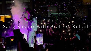 Kasoor by Prateek Kuhad Live [upl. by Alane]