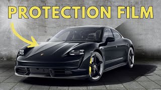 PORSCHE TAYCAN TURBO S  protection film PPF [upl. by Crawley552]