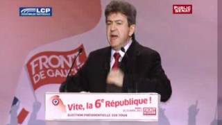 JeanLuc Mélenchon appelle à quotbattre Sarkozyquot au second tour [upl. by Lasko]