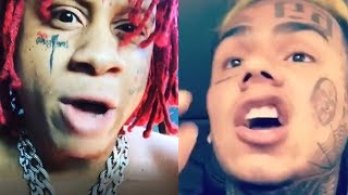 6ix9ine amp Trippie Redd GOES at it AGAIN 69 says Trippie Didnt Make Him [upl. by Becca]