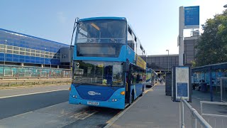 Ride on Metrobus Scania N270UD OmniCity  6961 YP58 UGB  Route 100 [upl. by Leona609]