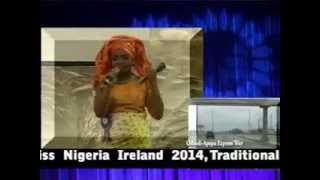 Miss Nigeria Ireland 2014 Traditional Wear [upl. by Leod]