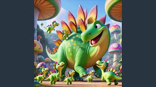 Stegosaurus herbivorous fourlegged armored dinosaur Song For Kids  Nursery Rhymes [upl. by Carson]