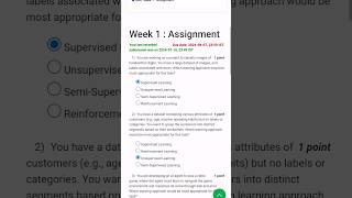 Nptel Introduction to machine learning Tamil week 1 assignment answers july 2024 machinelearning [upl. by Uehttam634]