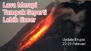 Malam Jumat Kliwon Lava Pijar Erupsi Merapi Bercucuran Nyaris Tanpa Henti merapi gunungmerapi [upl. by Traver]