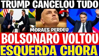 URGENTISSIMO PANICO NO STF VITORIA GRANDIOSA DE BOLSONARO TRUMP COLOCOU FIM A DECISAO DE MORAES [upl. by Nerrag443]