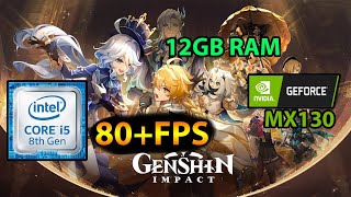 Genshin Impact  How to play over 80FPS on MX130 [upl. by Derrek]