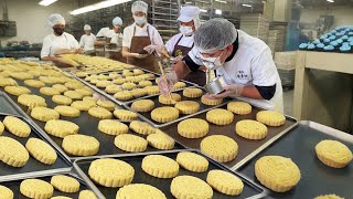 How are mooncakes made in the factory  Mooncake making process  Mooncake factory [upl. by Asile]