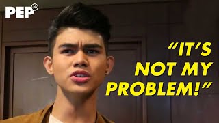 Inigo Pascual on viral photo with dad Piolo Pascual quotIts not my problemquot [upl. by Graehl]