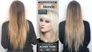 JEROME RUSSELL BBLONDE TONER REVIEW  ICE BLONDE TONER DEMO AND REVIEW  BEFORE AND AFTER [upl. by Nowed]