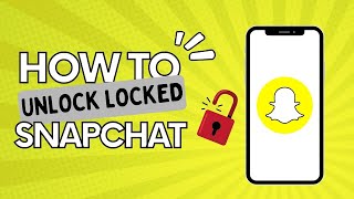 How To Unlock Permanently Locked Snapchat  Quick Tutorial [upl. by Haskell638]