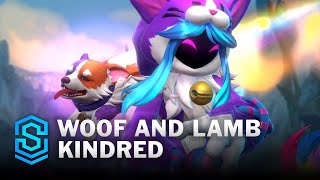 Woof and Lamb Kindred Wild Rift Skin Spotlight [upl. by Wobniar]