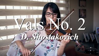 ❤️ Waltz no 2 Violin ❤️  Dimitri Shostakovich  Sofía Bravo  Vals no 2 Orchestra  Amazing 🔥 [upl. by Anahsek]