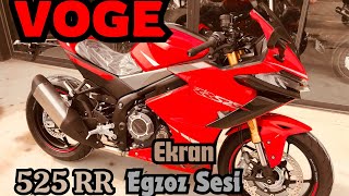 Voge 525 Rr  Egzoz Sesi  Ekran  Bafra  Uçar Makine [upl. by Valaria]