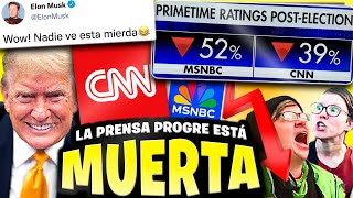 La Prensa Progre PIERDE MÁS DEL 50 de su audiencia tras el triunfo de Trump 🤣 [upl. by Htepsle]