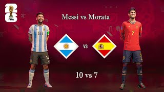 🇦🇷 Argentina vs Spain 🇪🇦  FIFA WORLD CUP 2026   Ft Messi vs Morata [upl. by Eve]