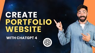 Build A Stunning Portfolio Website with ChatGPT 4 in 2024  StepbyStep Tutorial Guide [upl. by Aneelahs377]