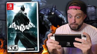 Batman Arkham Trilogy For Nintendo Switch  The Good Bad And UGLY [upl. by Orenid]