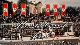 HorstWessel Lied official anthem of the third reichNazi Germany [upl. by Vitoria]