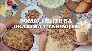 DOMAĆI HLJEB sa orasima i tahinijem Turska mama mi je pokazala ovaj recept [upl. by Zetrok]