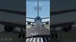 SMOOTH 787 LANDING Roblox Flightline shorts roblox aviation flightline [upl. by Nerral]