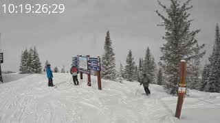 Skiing Steamboat March 25 2024 Part 1 [upl. by Nasah14]