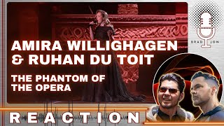 FIRST TIME HEARING  Amira Willighagen amp Ruhan du Toit  The Phantom Of The Opera  REACTION [upl. by Aprilette867]