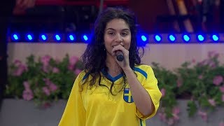 Alessia Cara  Scars To Your Beautiful Live in Sweden Allsång På Skansen 2018 [upl. by Lainad48]