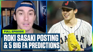 Roki Sasakis MLB Posting 5 Big Free Agent Predictions amp More [upl. by Coffey]