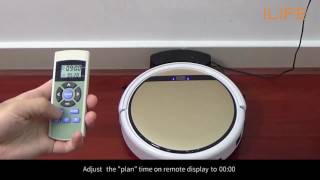 How to cancel the schedule time  ILIFE V5s Robot Vacuum [upl. by Llenrad]