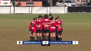 Highlights Round 6  Bankstown City FC v Sutherland Sharks  NPL NSW Womens 2018 [upl. by Senskell875]