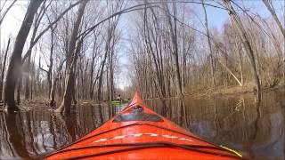 Kayaking the Red Cedar River Williamston Michigan 4272013 [upl. by Attener107]