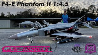 F4 Phantom II  CARF MODELS  HUGE RC JET PLANE  BY MAX CHRUBASIK  JETS OVER DELAND [upl. by Bunow241]