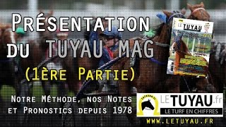 Présentation du TUYAU Magazine pour turfiste notations des chevaux de course PMU  1ère Partie [upl. by Elirpa667]