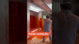 Powder coating oven line powdercoating powdercoatingoven powdercoatingservice paintbooth [upl. by Dorry]