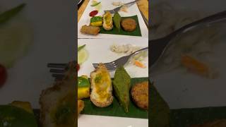 Exploring restaurants in Hyderabad  hyderabadfood foodvlog  Sattvam restaurant Jubilee Hills [upl. by Ayatahs]