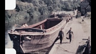 Inside Waltham Abbey 1964 Fishing from Thames lighters on the Lea [upl. by Elfreda]