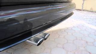 alyehlis W126 AMG 560 SEL V8 60 DOHC 4V Muffler Sound [upl. by Konrad]