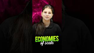 Economies of Scale✅  Explained in Hindi economics ytshorts magnetbrains [upl. by Edmondo]