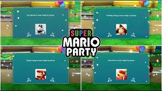 Super Mario Party  Unlockable Characters [upl. by Jerald326]